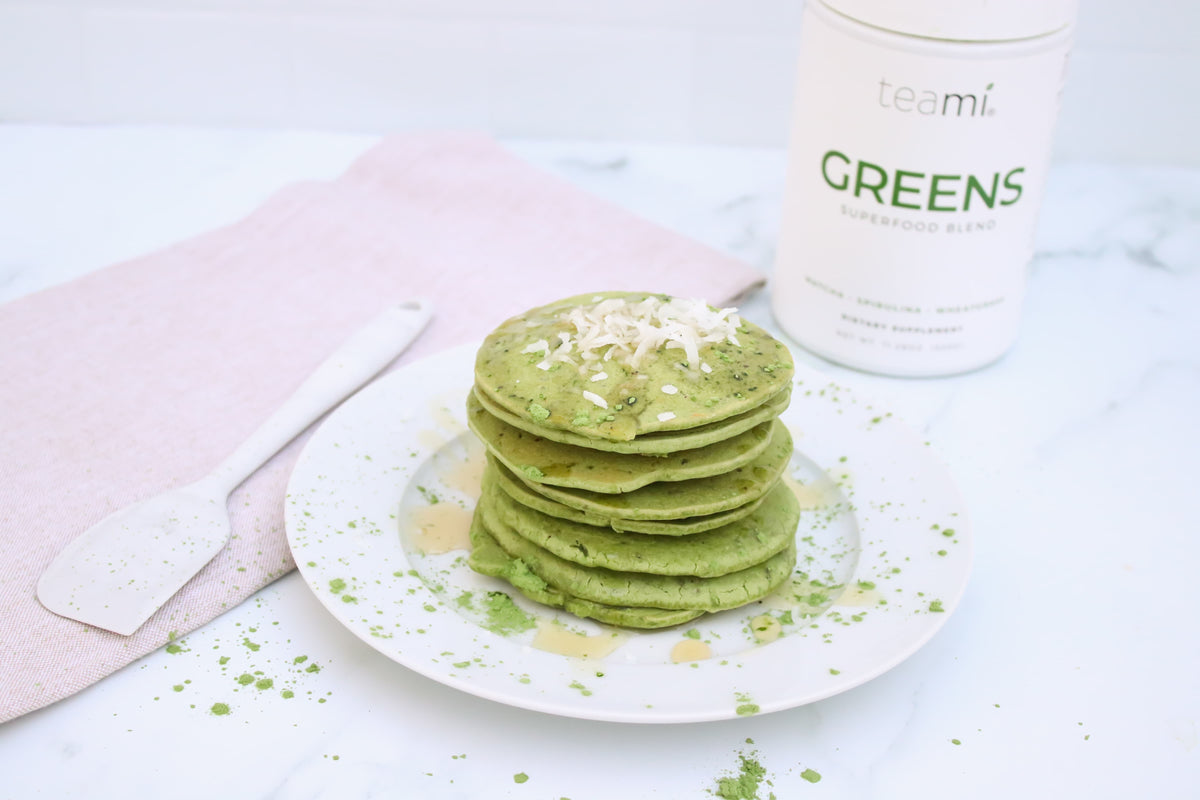 Green Superfood Pancakes | Teami Blends
