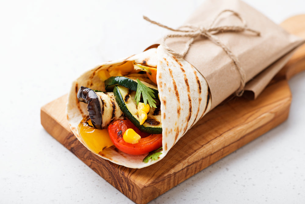 Mediterranean Grilled Vegetable Wrap | Teami Blends