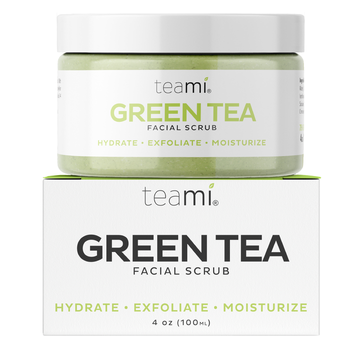 Teami Green Tea Facial Scrub with box