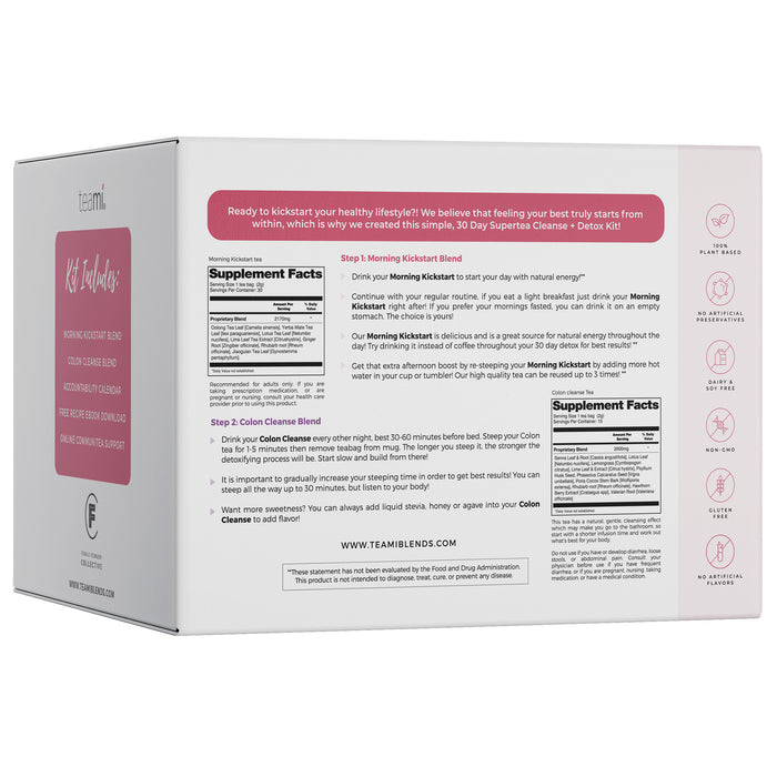 Super Tea Cleanse + Detox Kit & Teami Tumbler
