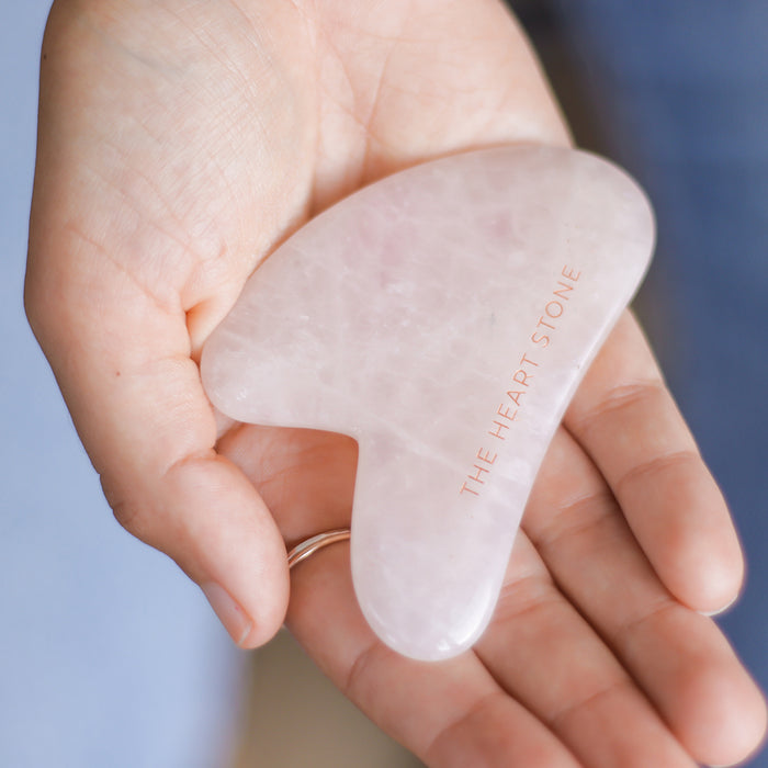 Gua Sha Facial Lifting Tool, Rose Quartz