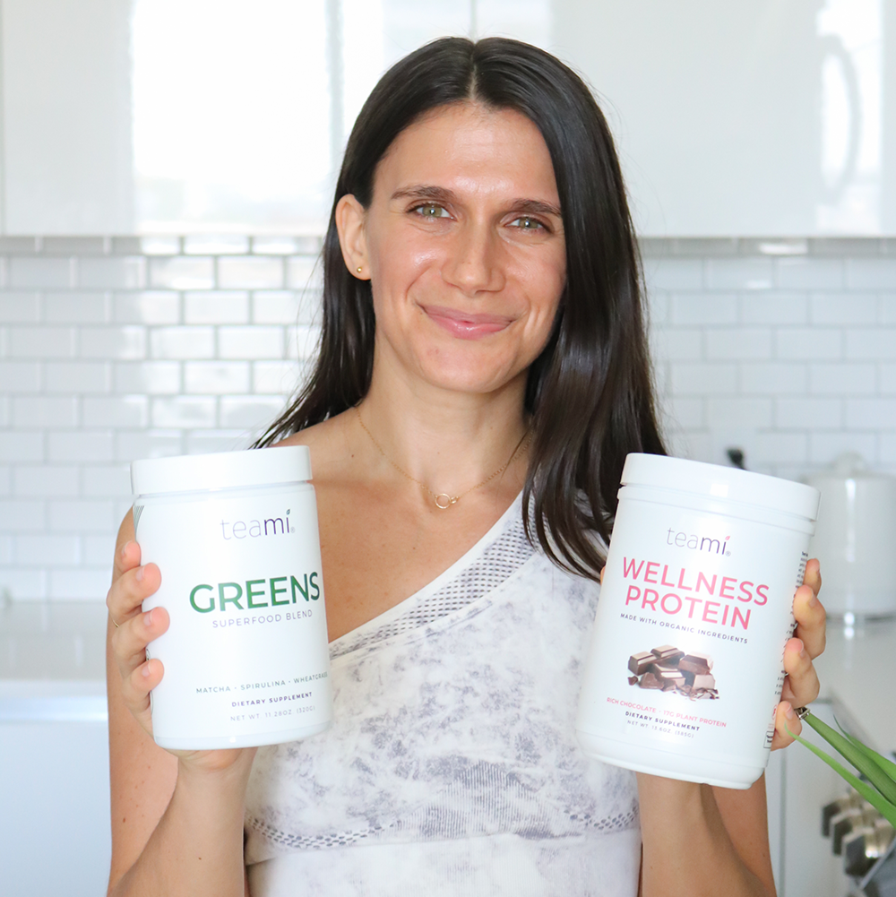 Teami Wellness Essentials Duo, PlantBased Protein Powder Teami