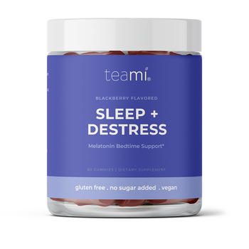 Sleep + Destress, Melatonin Bedtime Support Gummy Vitamin