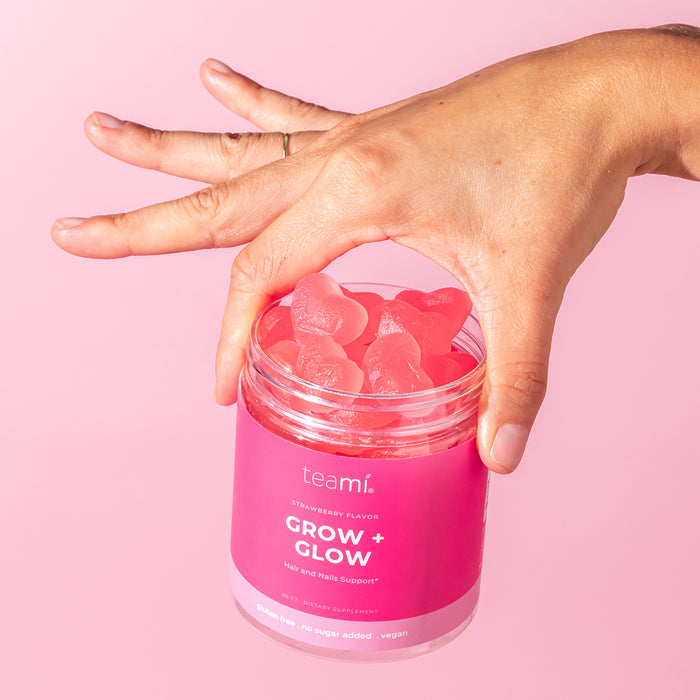 Grow + Glow, Hair and Nails Support Gummy Vitamin