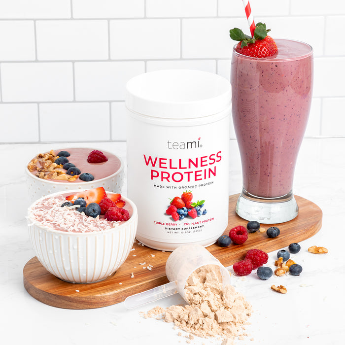 Plant-Based Wellness Protein, Triple Berry