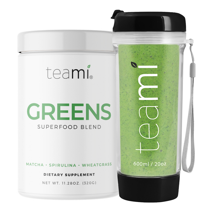 Teami Blends Tumbler Green 20 oz 600 ml