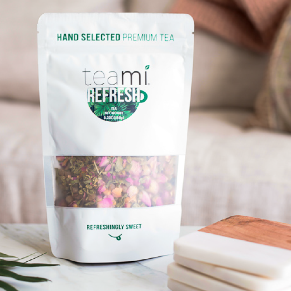 Refresh With Tea Teami Refresh Tea Blend - Mint Tea with Rose Buds & Dried Fruit