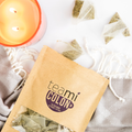 Teami Blends Colon Tea coming out of the bag
