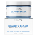 Teami Beauty Mask, Restorative Clay Facial with box
