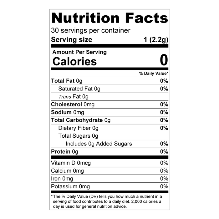 Teami Boost Tea Blend nutrition facts