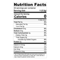 Teami Butterfly Tea Blend nutrition facts