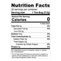 Teami Nursing Tea Blend nutrition facts