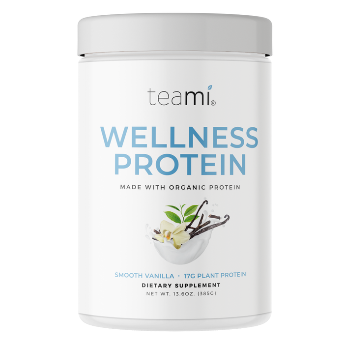 Teami Organic Plant-Based Wellness Protein, Smooth Vanilla