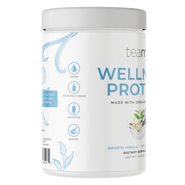 Teami Plant-Based Wellness Protein, Smooth Vanilla side