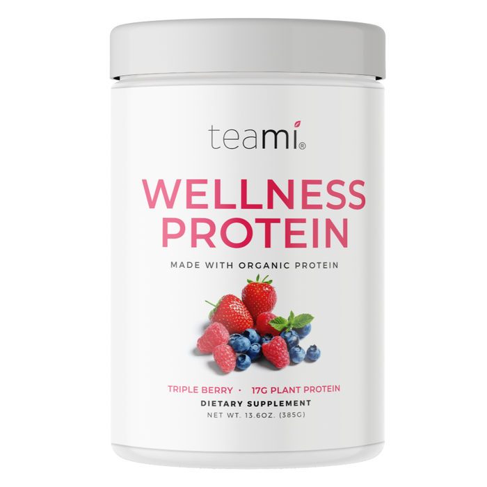 Teami Organic Plant-Based Wellness Protein, Rich Chocolate