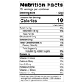 Teami Relax Tea Blend nutrition facts